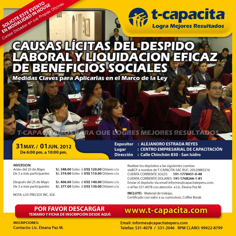 CAUSAS LICITAS DEL DESPIDO LABORAL