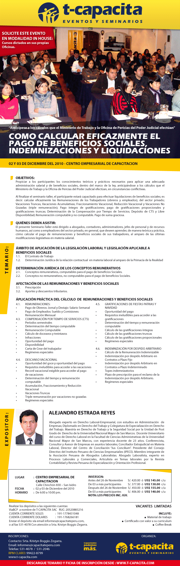 como calcular eficazmente el pago de beneficios sociaales